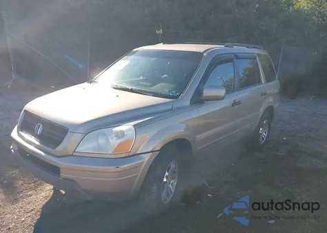 2004 Honda Pilot Ex-L из США, поврежденный, VIN 2HKYF18594H608048